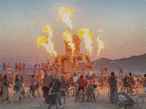 Burning Man Event: American Nudist Redhead Porn 